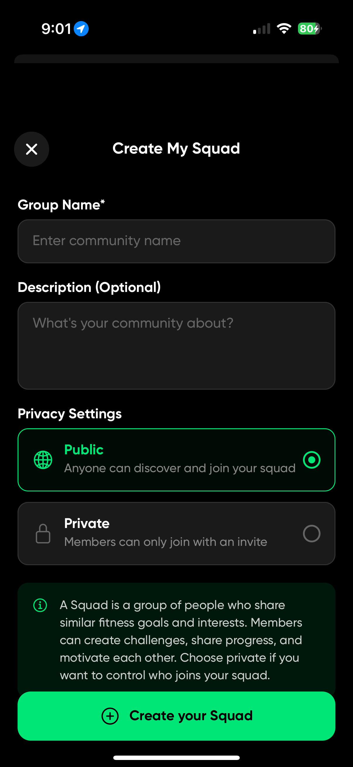 Settings & Profile